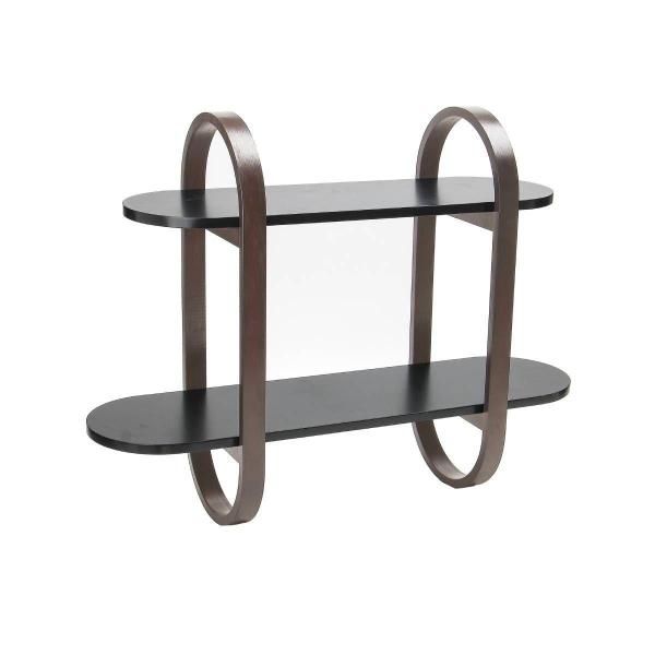 REPISA BAMBÚ PARA BAÑO 2 NIVELES MDF NEGRO