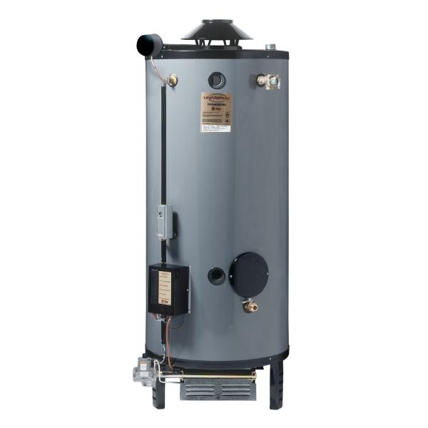 CALENTADOR DE DEPÓSITO A GAS ATMOSFÉRICO UNIVERSAL 100GAL 200K BTUS GAS LP