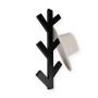 PERCHERO NEGRO DECORATIVO DE PARED