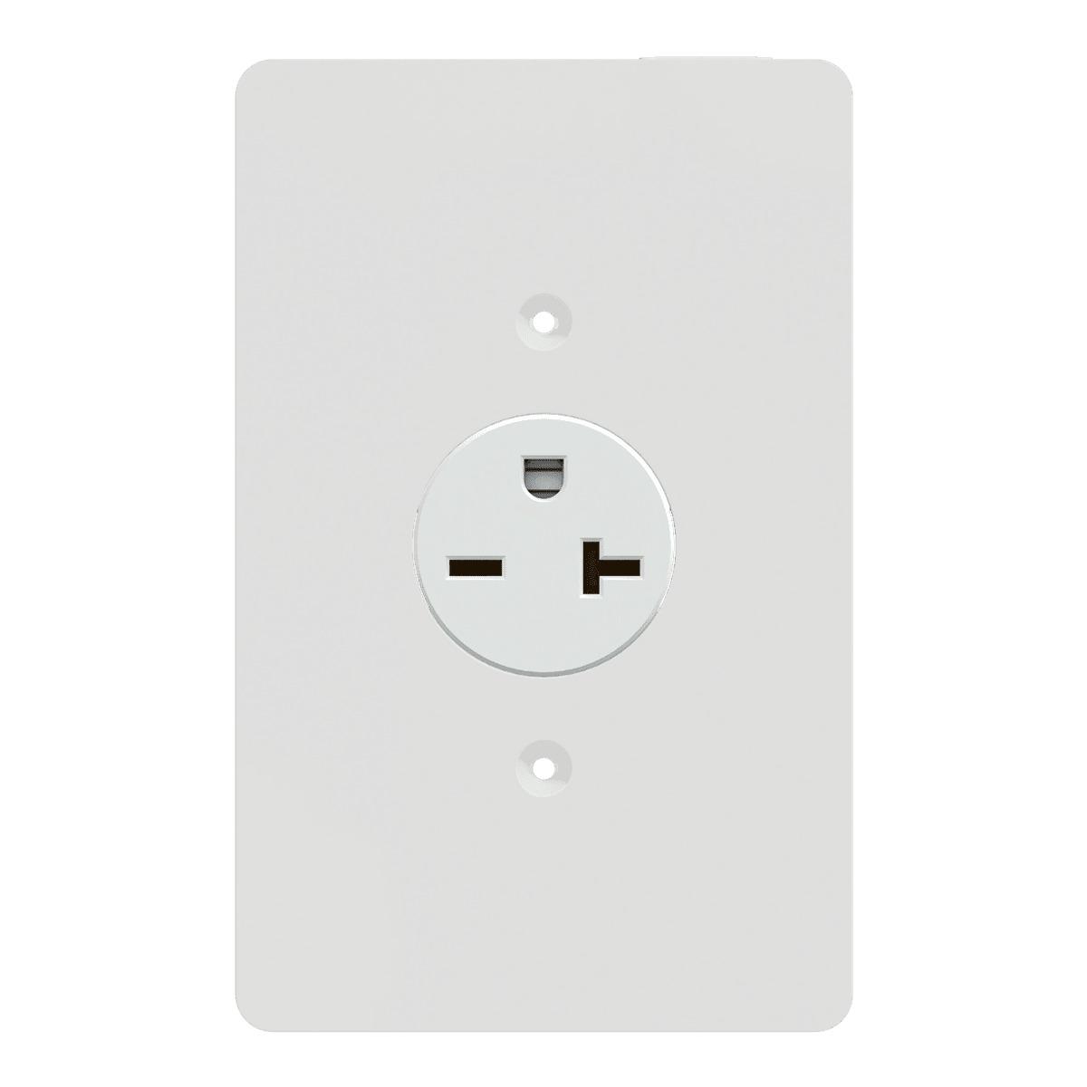 CONTACTO SENCILLO DE 20A, 250V CON PLACA BLANCO | The Home Depot México ...
