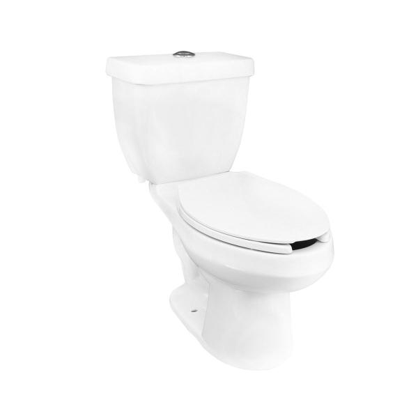 SANITARIO DRAKAR16 TAZA TANQUE ECOLÓGICO ASIENTO CIERRE ESTÁNDAR COLOR BLANCO