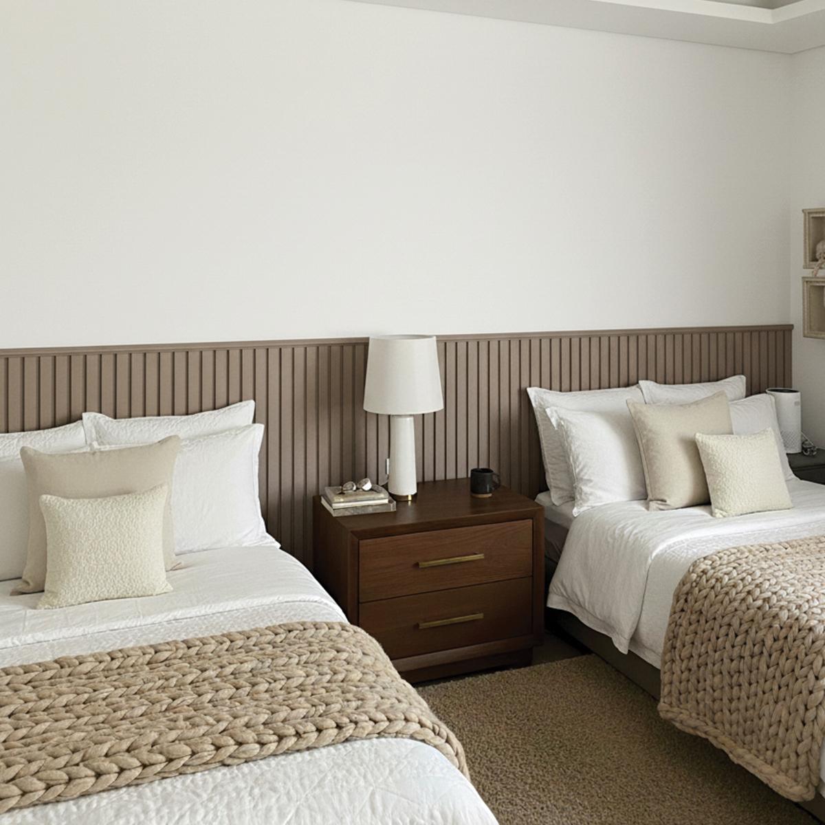 Lambrin interior pvc acabado tapiz color gris 19.5 x 122 cm 10 piezas 2.44 m2