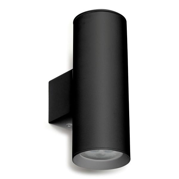 LÁMPARA DECORATIVA PARA MURO DUPLO COLOR NEGRO ESTÉVEZ