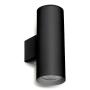 LÁMPARA DECORATIVA PARA MURO DUPLO COLOR NEGRO ESTÉVEZ