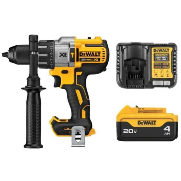 KIT ROTOMARTILLO 1/2 IN XR 20V MAX CON BATERÍA 4AH Y CARGADOR