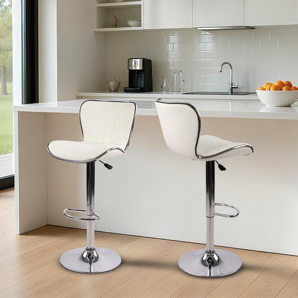 PAQUETE 2 BANCOS ATELIER COLOR BLANCO