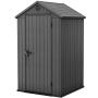 DEPOSITO EXTERIORES DARWIN 4X4 126 x 117 x 205 CM COLOR GRIS