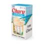 INABA PREMIOS PARA GATO CHURU SABOR ATÚN Y VIEIRA, PURÉ CREMOSO Y DELICIOSO, 4 TUBOS 14 GR C/U
