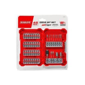 SET DE PUNTAS PARA ATORNILLAR DIABLO 45 PIEZAS