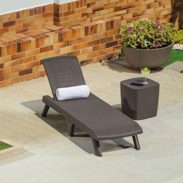 CAMASTRO PLEGABLE PORTÁTIL MQ APARIENCIA TIPO RATTÁN COLOR MOCCA