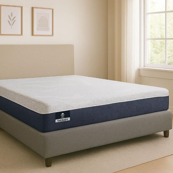 COLCHÓN QUEEN SIZE SPRING AIR THERAPY + PROTECTOR