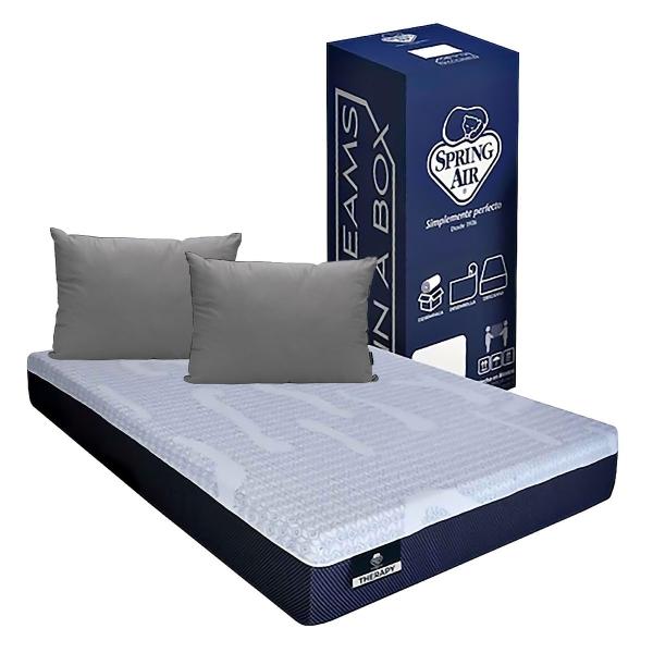 COLCHÓN KING SIZE SPRING AIR THERAPY + 2 ALMOHADAS