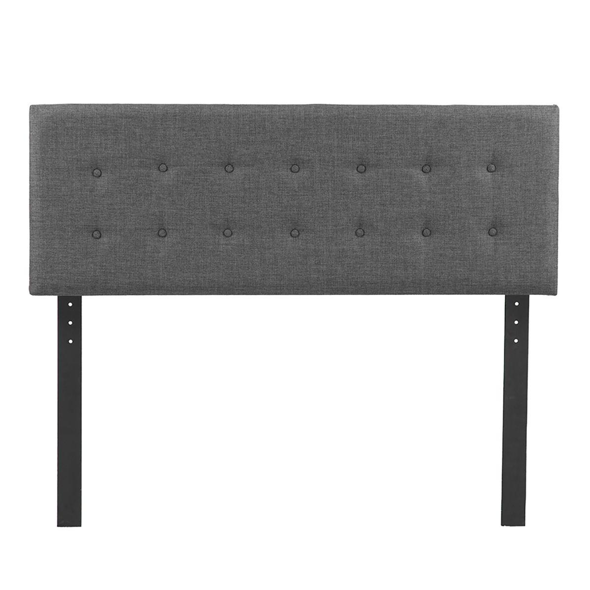 Cabecera matrimonial dicasa bilbao color gris oscuro