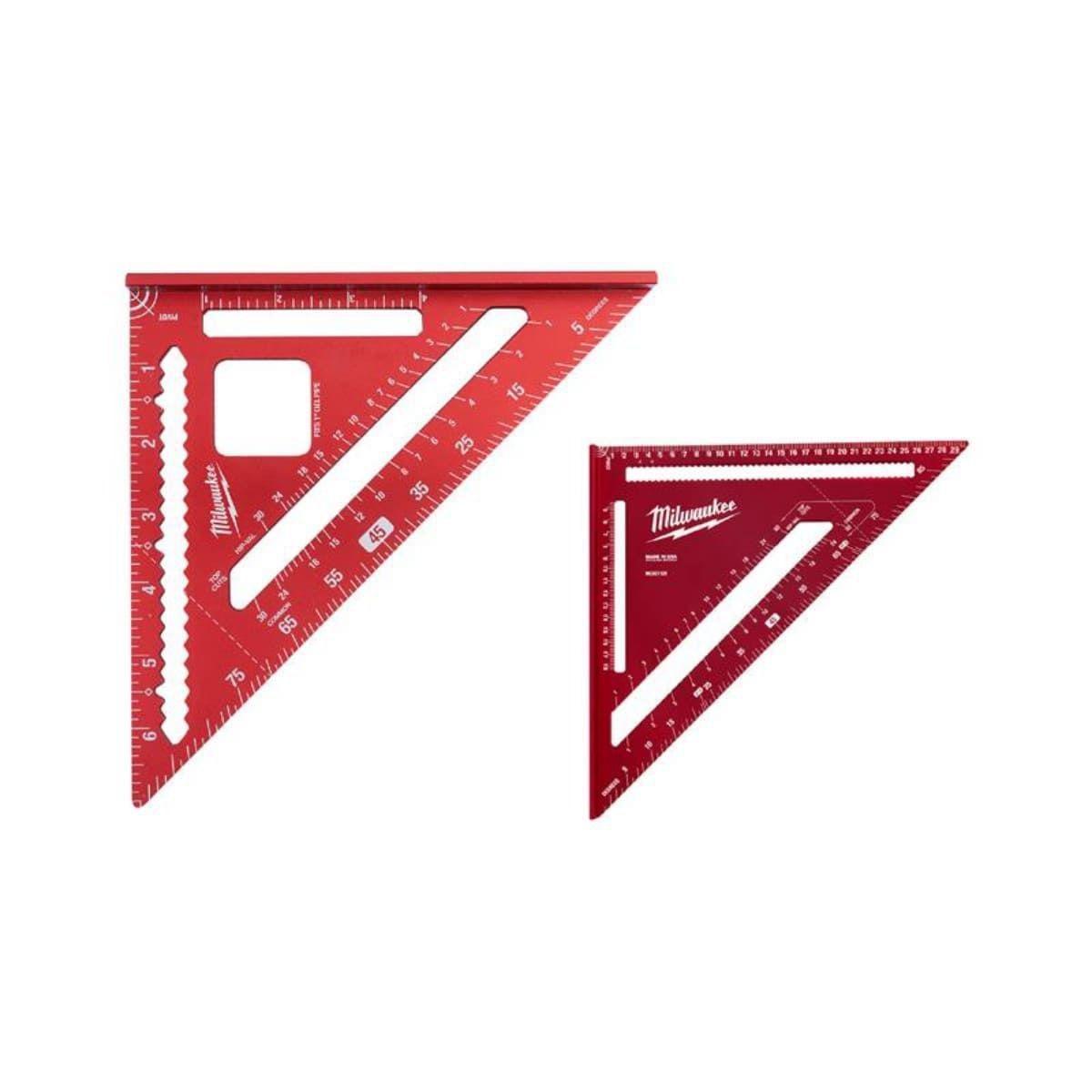 Combo de dos escuadras de 12 y 7 pulgadas