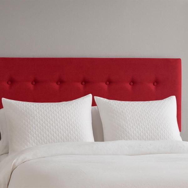 CABECERA QUEEN SIZE BILBAO MINIMALISTA ROJA