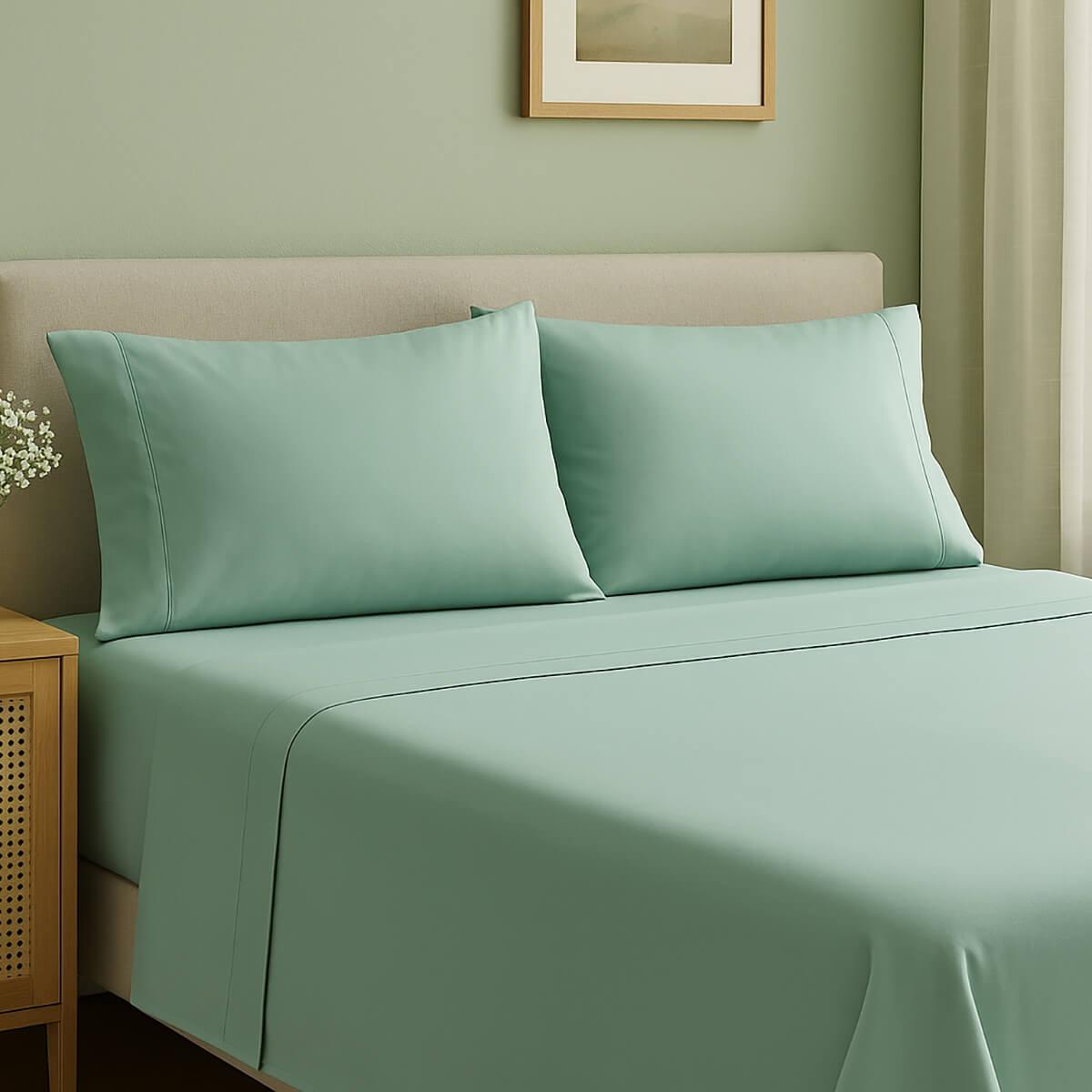 Sábanas king size dicasa softy menta