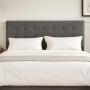 CABECERA QUEEN SIZE DICASA BILBAO COLOR GRIS OSCURO