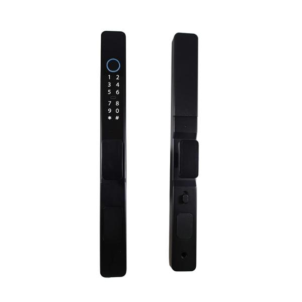 CERRADURA DEXTER SMART DE EMBUTIR PARA PUERTA CORREDIZA WIFI NEGRO