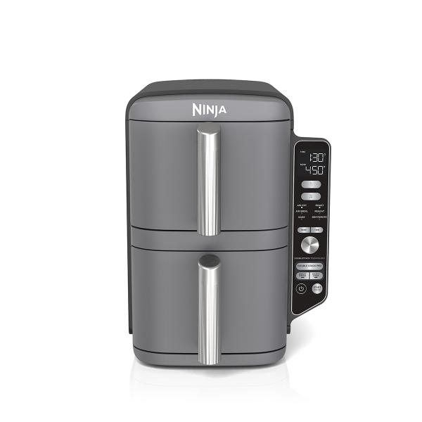 FREIDORA DE AIRE NINJA DOUBLESTACK XL DE 10 CUARTOS DE GALÓN Y 2 CESTAS