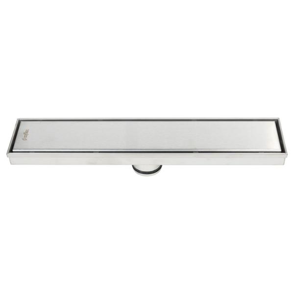 COLADERA LINEAL 2 EN 1 CON ESPACIO PARA INSERTO CERÁMICO 40 CM