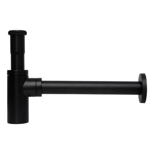 CESPOL PARA LAVABO ESTILO MINIMALISTA ACABADO NEGRO MATE