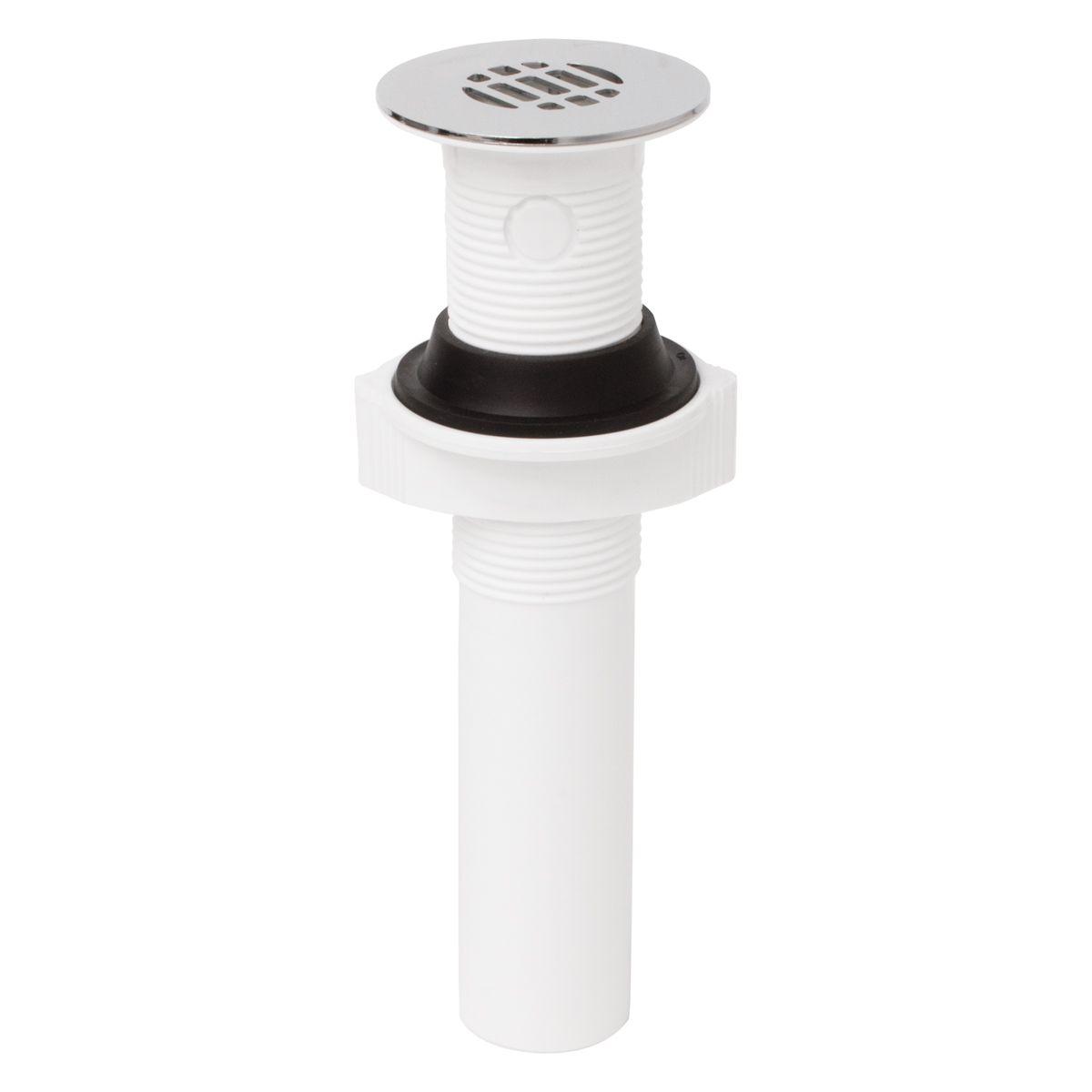 Contra para lavabo con rejilla cromada removible