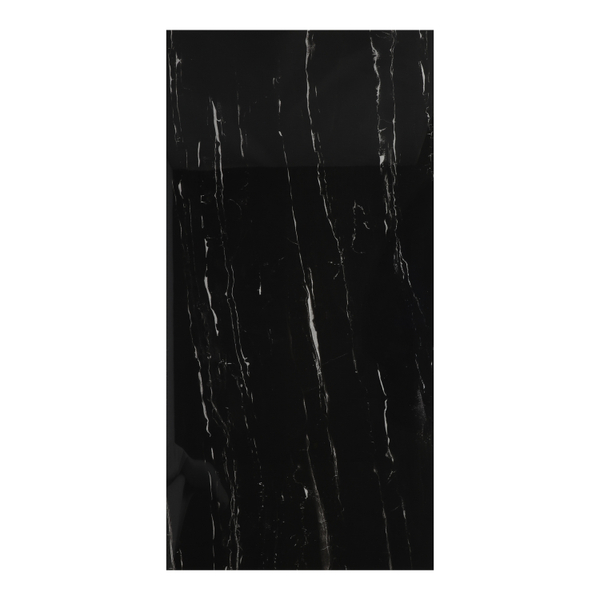 PISO PORCELANATO BAULLARI 60 X 120 CM NEGRO TIPO MÁRMOL CAJA CON 1.44 M2