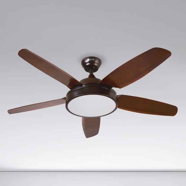 VENTILADOR DE TECHO MEROPE 52" CAFÉ