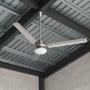 VENTILADOR DE TECHO CENTAURO CON LUZ 56" PLATEADO