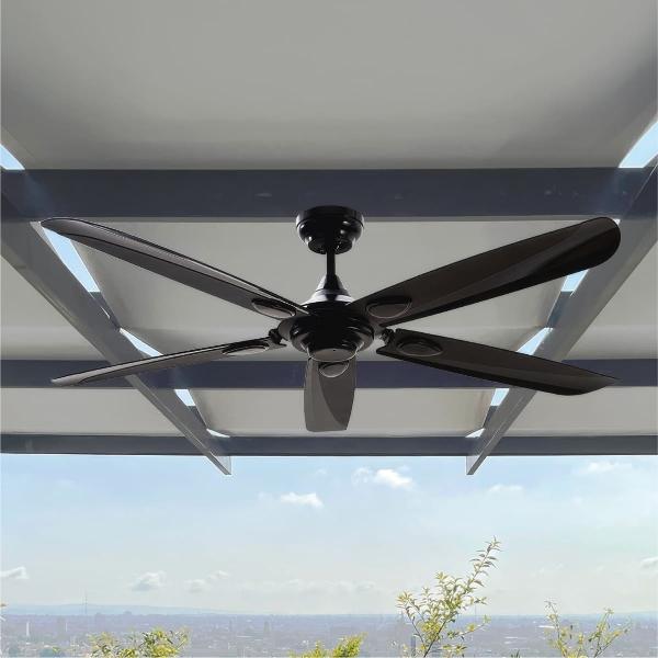 VENTILADOR DE TECHO VELVET 52" NEGRO