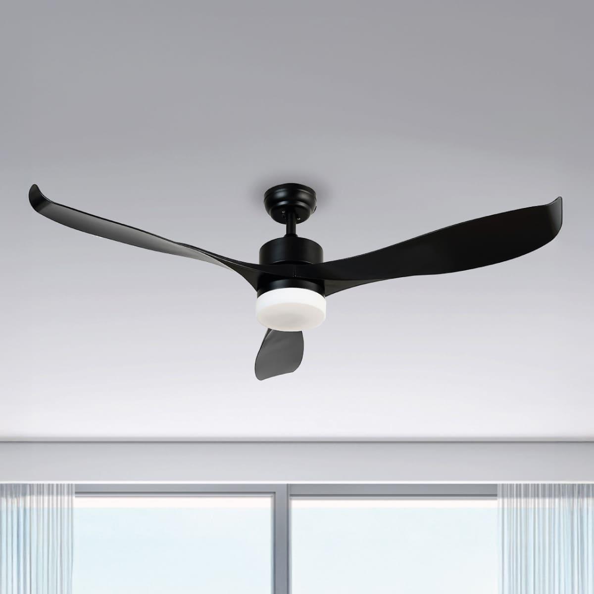 Ventilador de techo fenix 56" negro