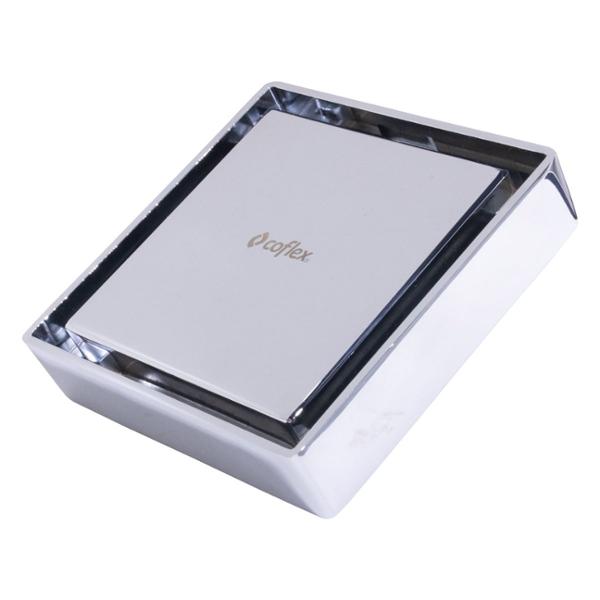 COLADERA CUADRADA DE LATÓN CON ESPACIO PARA INSERTO CERÁMICO