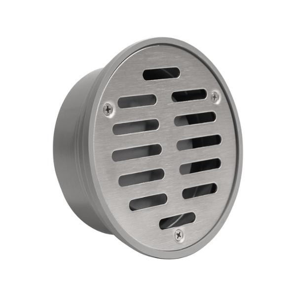 COLADERA UNIVERSAL GRIS CON REJILLA DE ACERO INOXIDABLE