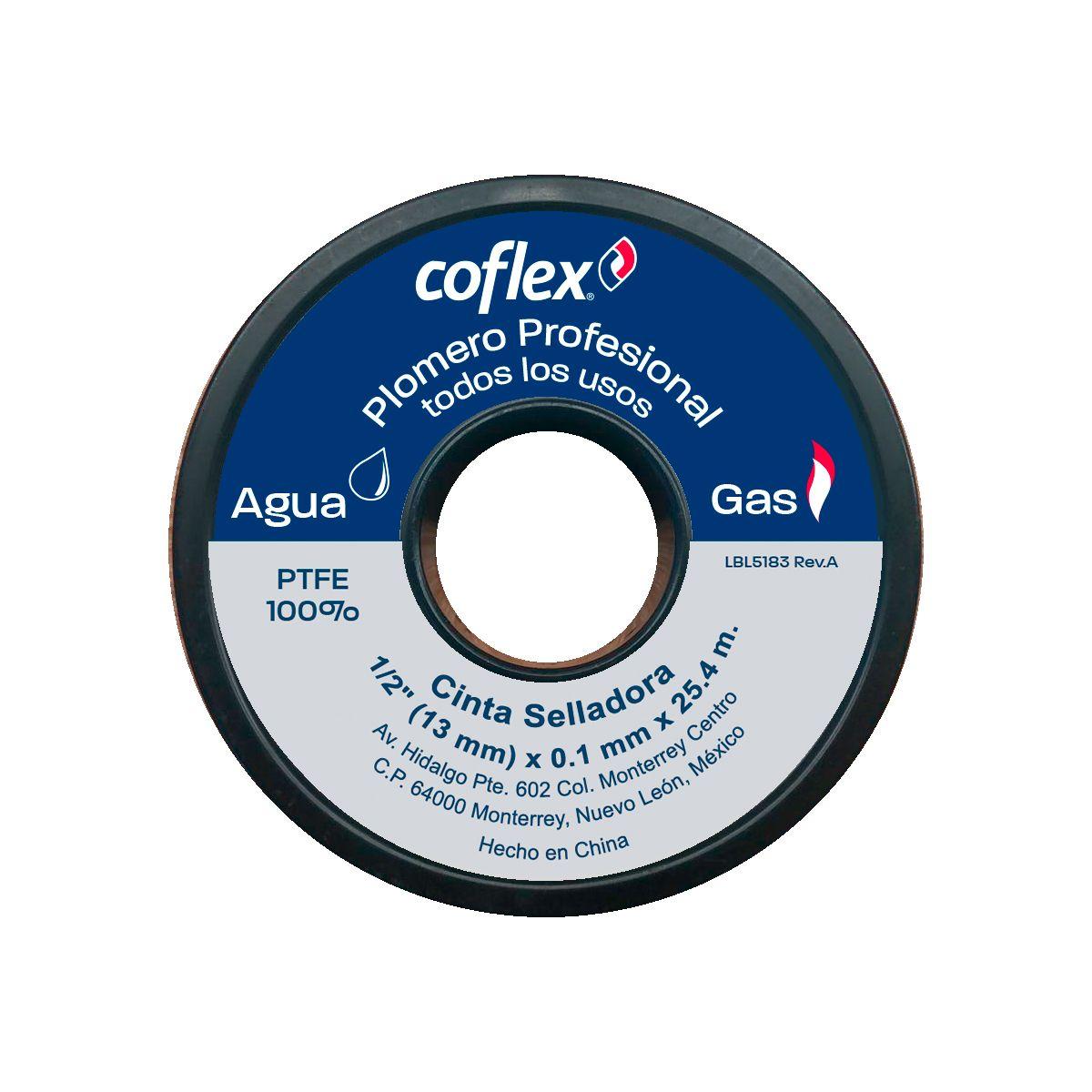Cinta selladora para plomero profesional 1/2"