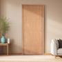 PUERTA TAMBOR MERANTI RAYADA 80 X 206 CM