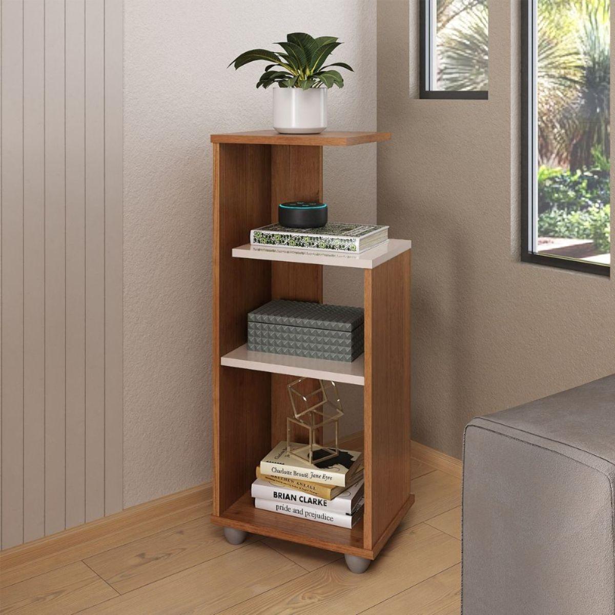 Mesa lateral bertolini bis cerezo con off white