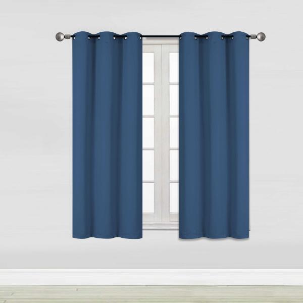 CORTINA BLACKOUT CORTA AZUL 1.06 x 1.60 M