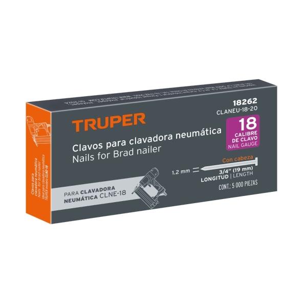 CAJA CON 5000 CLAVOS CALIBRE 18 19 MM