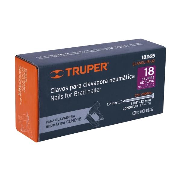 CAJA CON 5000 CLAVOS CALIBRE 18 32 MM