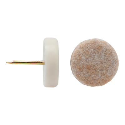 PROTECTOR DE FIELTRO DE 3.2 X 2.5 CM BEIGE 8 PIEZAS