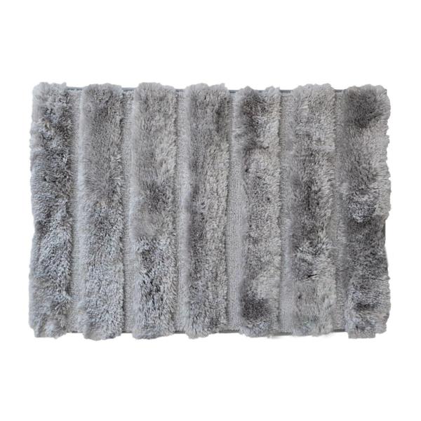 TAPETE DE BAÑO LOFT MEMORY GRIS 50 X 70 CM