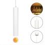 LAMPARA COLGANTE, INCLUYE FOCO DTW, 6W, ATENUABLE COLOR BLANCO