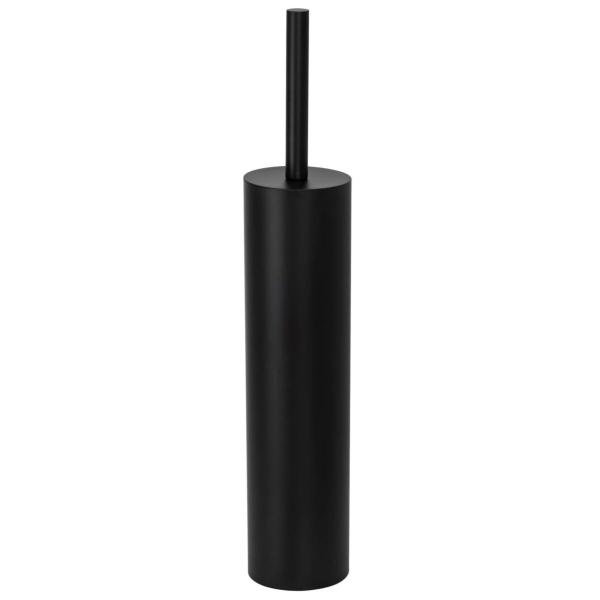 CEPILLO PARA BAÑO NEGRO MATE CON DORADO
