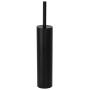 CEPILLO PARA BAÑO NEGRO MATE CON DORADO