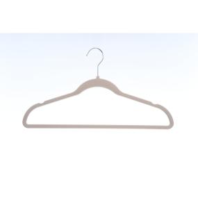 PAQUETE 10 PIEZAS GANCHOS TERCIPELO TAUPE