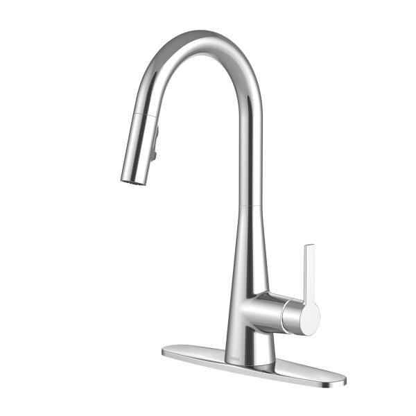 MEZCLADORA MONOMANDO PARA COCINA ISO CROMO