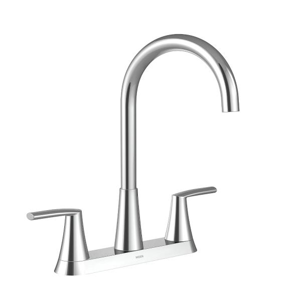 MEZCLADORA DOS MANERALES PARA COCINA AVOK CROMO