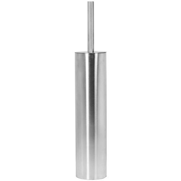 CEPILLO PARA BAÑO CON BASE DE METAL ACERO INOXIDABLE