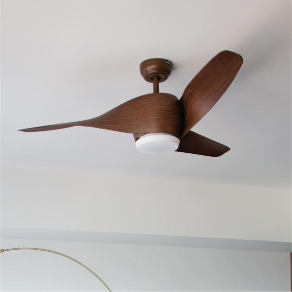 VENTILADOR DE TECHO STELA 52" CAFÉ