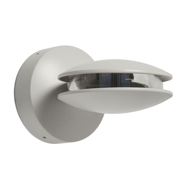 LAMPARA DECORATIVA LED, DE SOBREPONER EN MURO, 9W, LUZ CALIDA, BLANCO